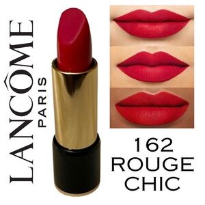 NEW Lancôme L’Absolu Rouge Lipstick Shade 162 Rouge Chic Cream